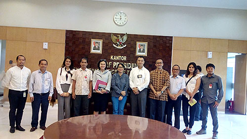 Four NGO’s discuss wildlife situation in Indonesia with Presidential Office Expert Staff (December 18, 2017)