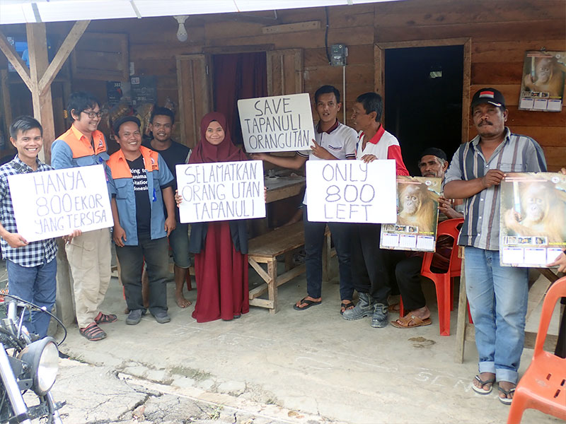 Outreach Activity to Prevent Tapanuli Orangutan Capture at Marsada Village, South Tapanuli Regency (March 15, 2020)