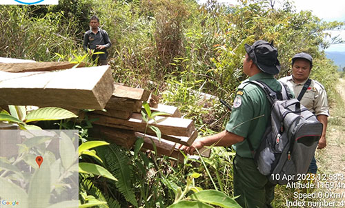 Joint Patrol in Dolok Sibual-buali Nature Reserve (April 10, 2023)